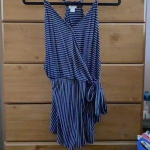 Navy Romper
